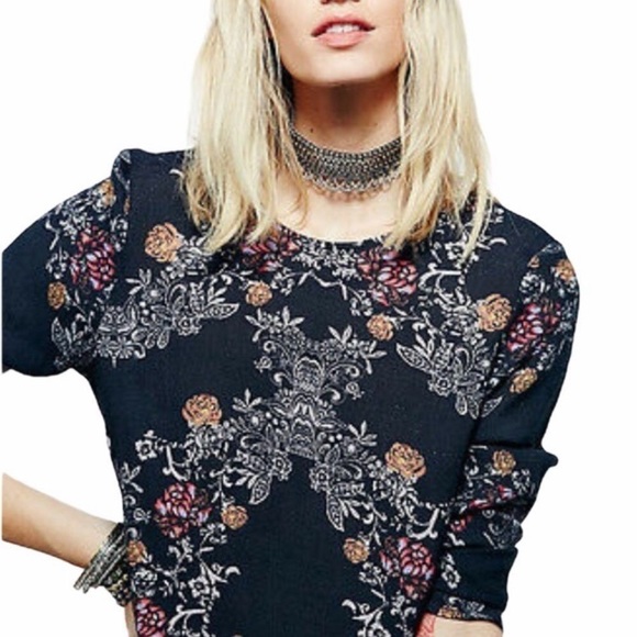 EUC Free People Smooth Talker Raven Combo tunic dress - Picture 10 of 16